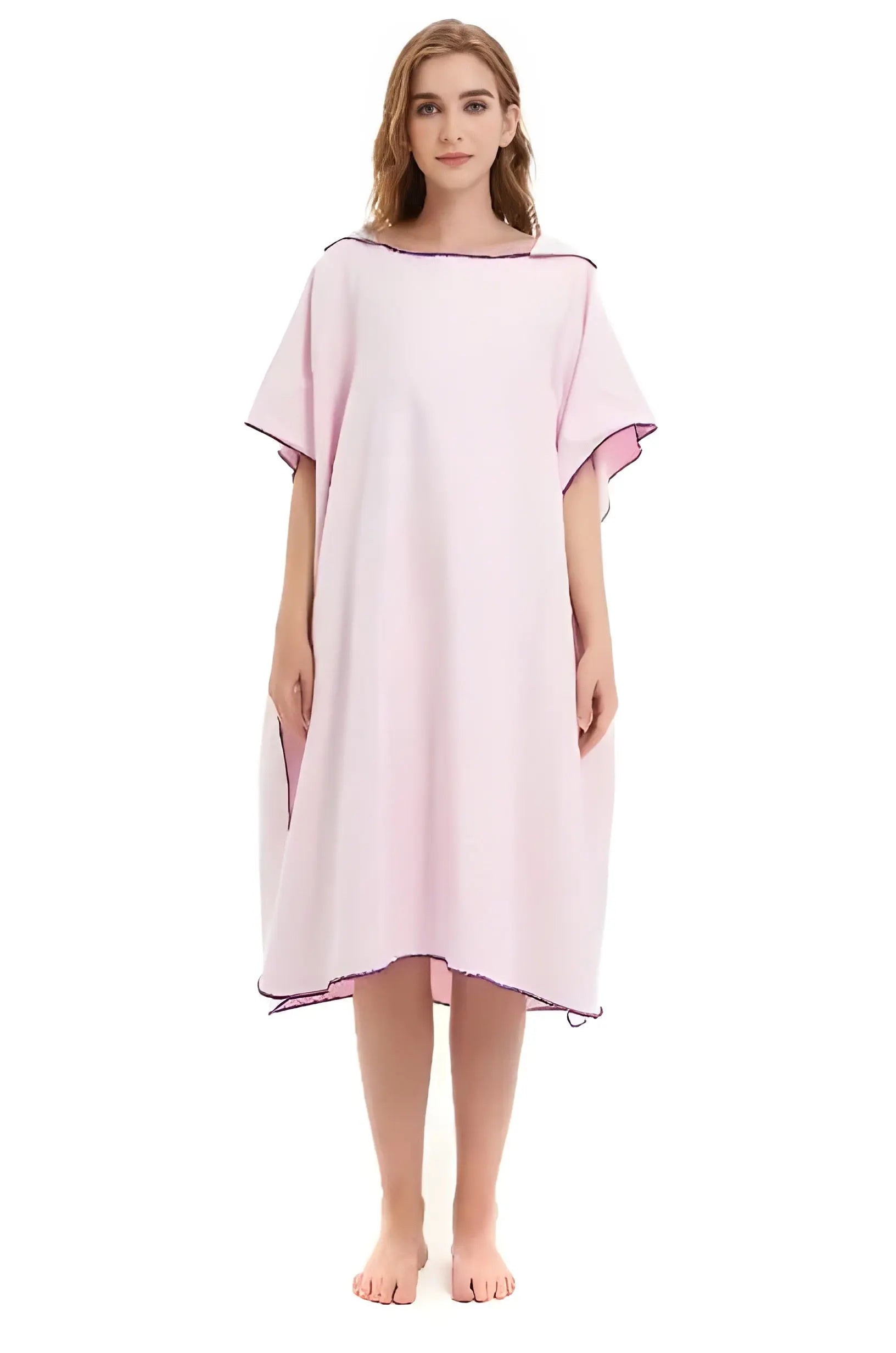 Lightweight Changing Towel Poncho - Playa 1.0 - PINK Poncho Playa.