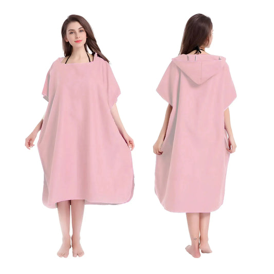 Premium Changing Towel Poncho - Playa 2.0 - PINK Poncho Playa.