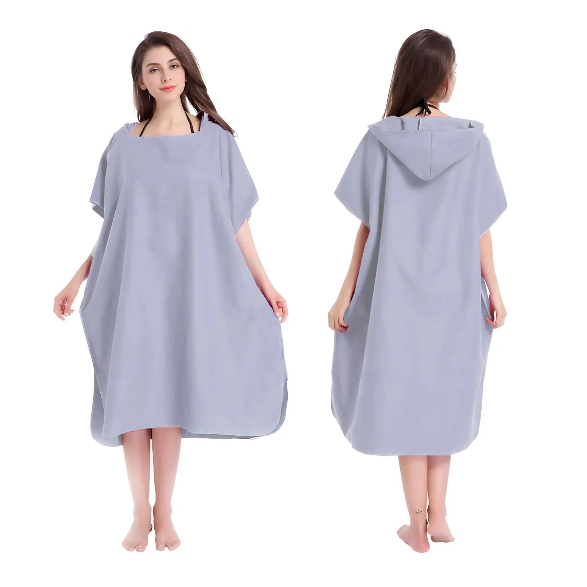 Premium Changing Towel Poncho - Playa 2.0 - LIGHT GREY Poncho Playa.