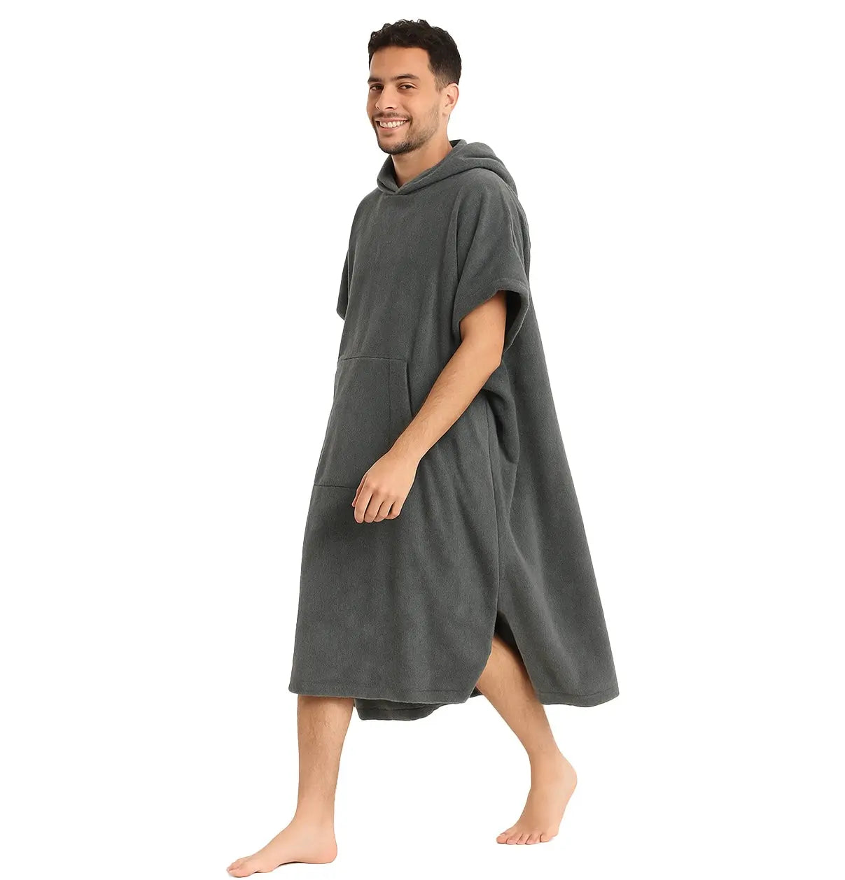 Extra Large Thick Changing Towel Poncho – Playa 3.0 - DARK GREY Poncho Playa.