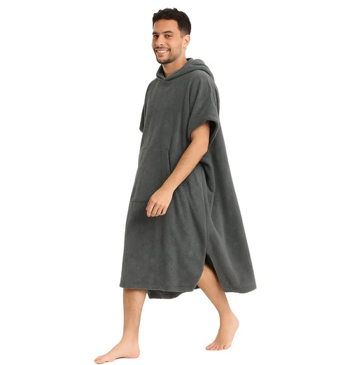 Extra Large Thick Changing Towel Poncho – Playa 3.0 - DARK GREY Poncho Playa.