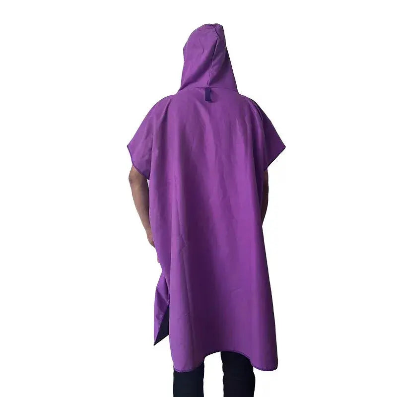 Lightweight Changing Towel Poncho - Playa 1.0 - PURPLE Poncho Playa.