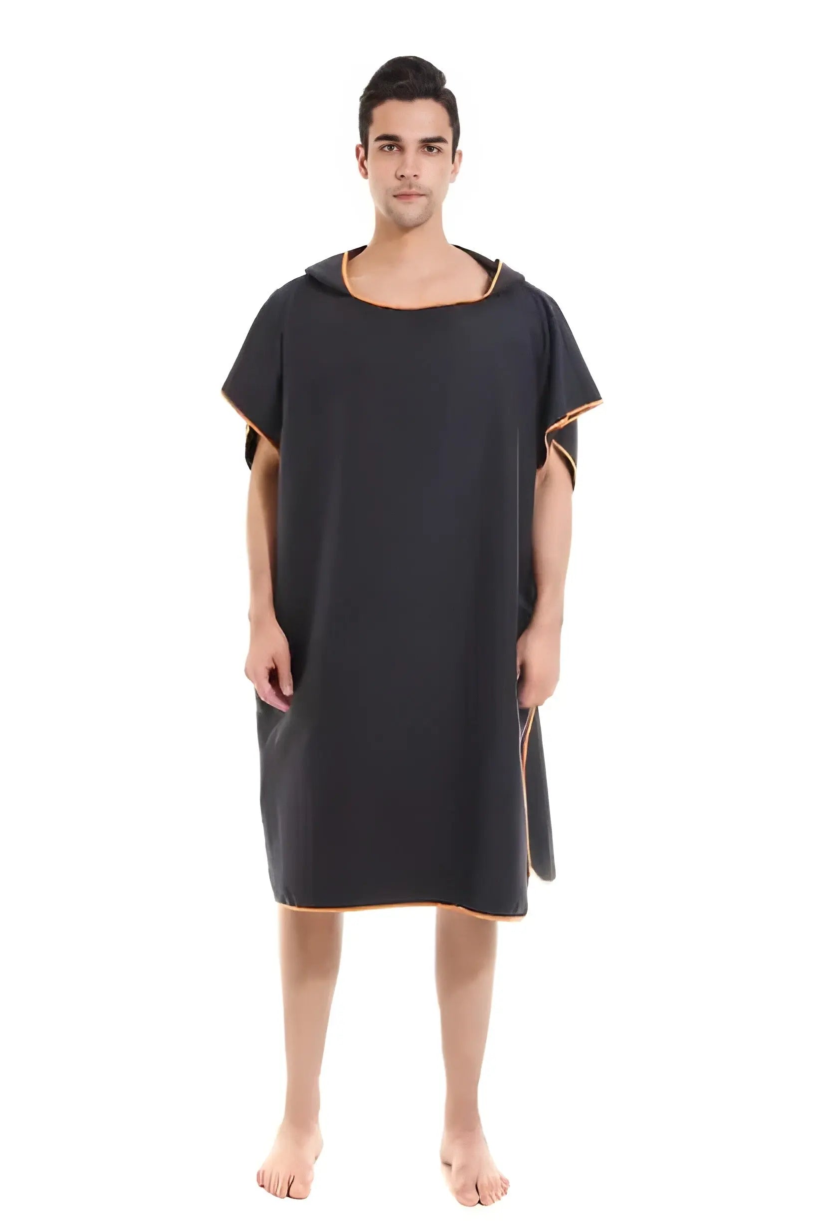Lightweight Changing Towel Poncho - Playa 1.0 - BLACK Poncho Playa.