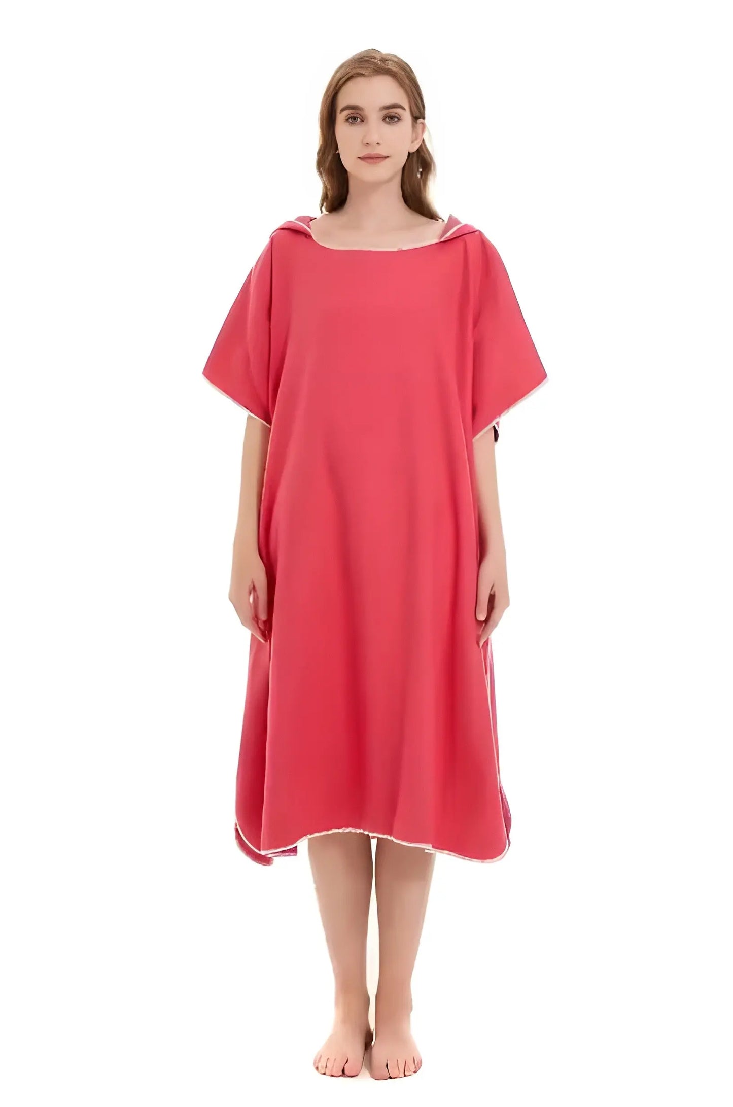 Lightweight Changing Towel Poncho - Playa 1.0 - RED Poncho Playa.
